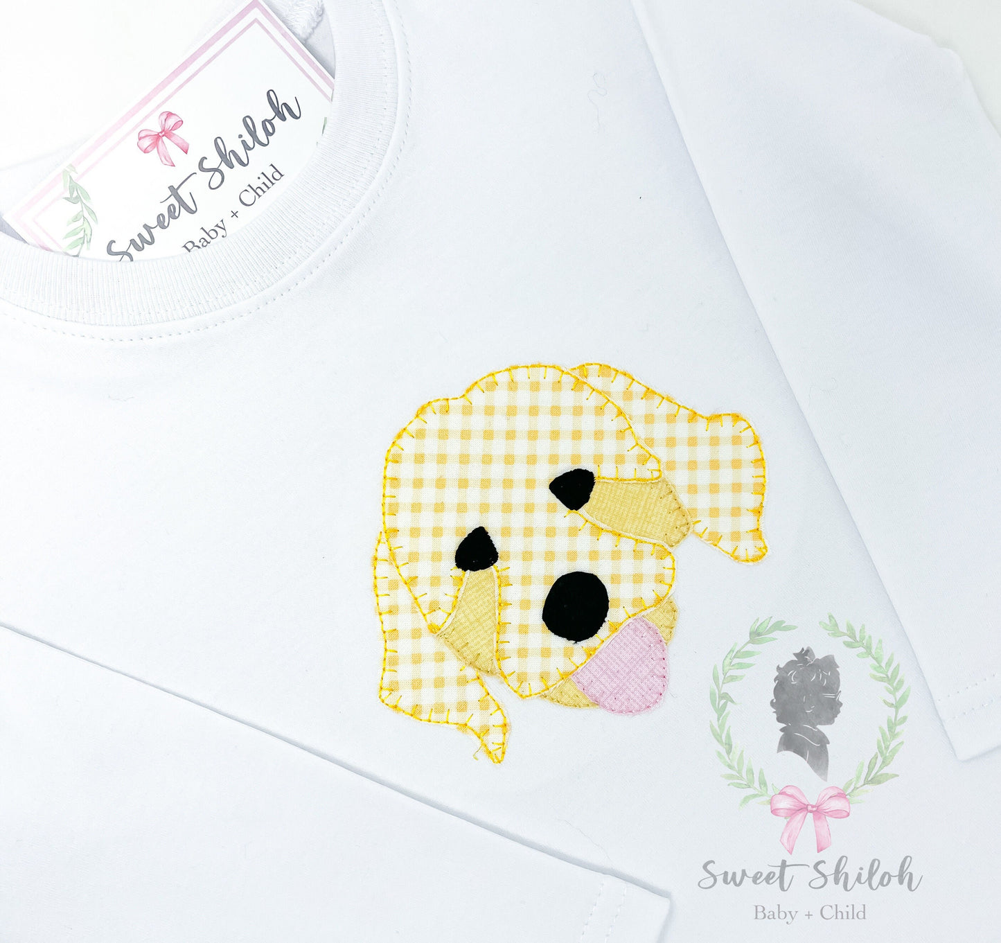 Golden Doodle Blanket Stitch Applique