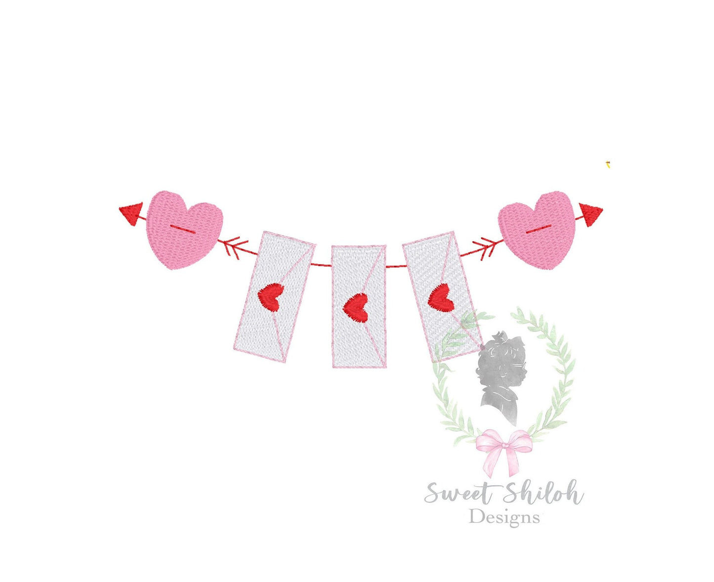 Love Letter Bunting Frame Fill