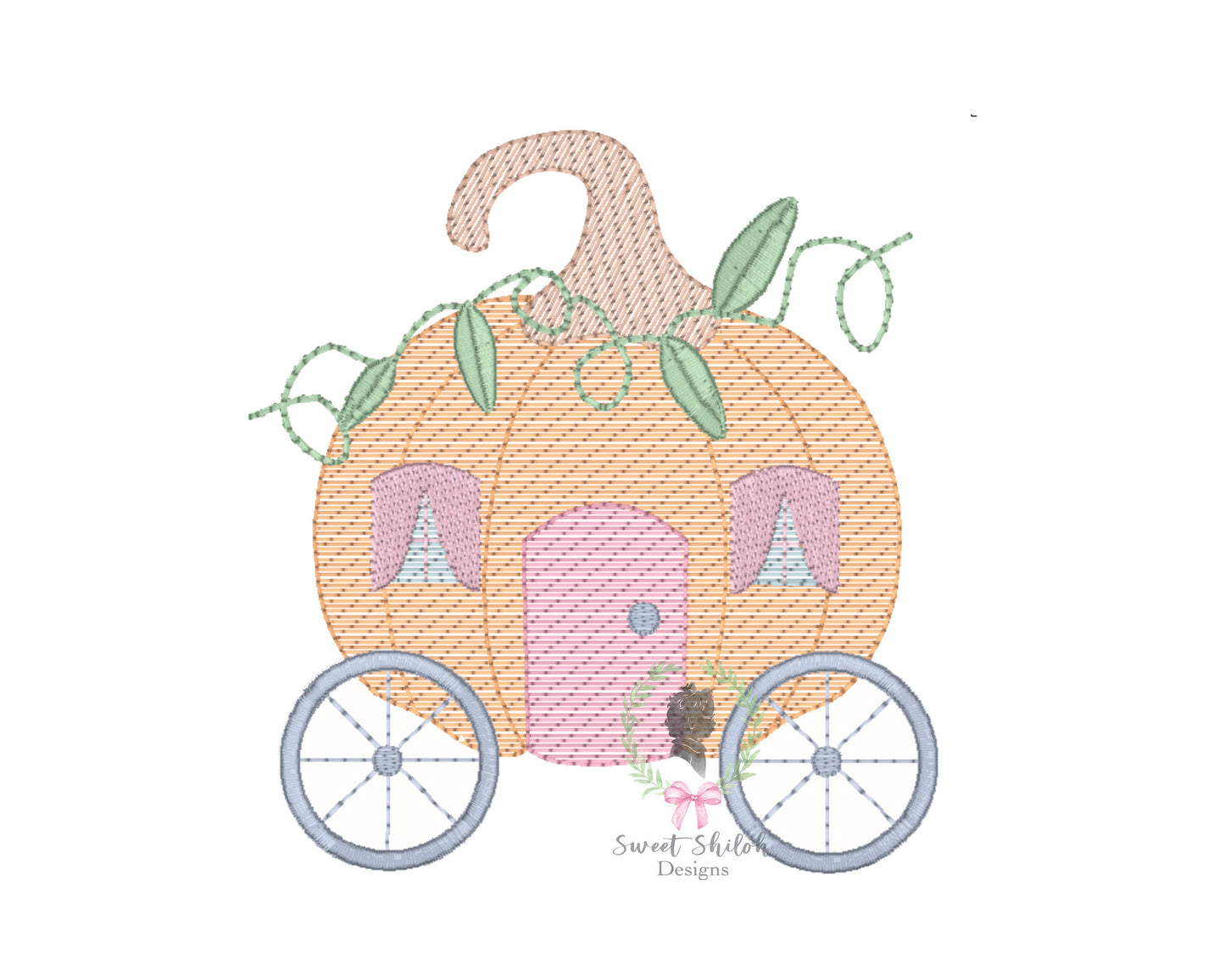 Fairytale Pumpkin Carriage Sketch