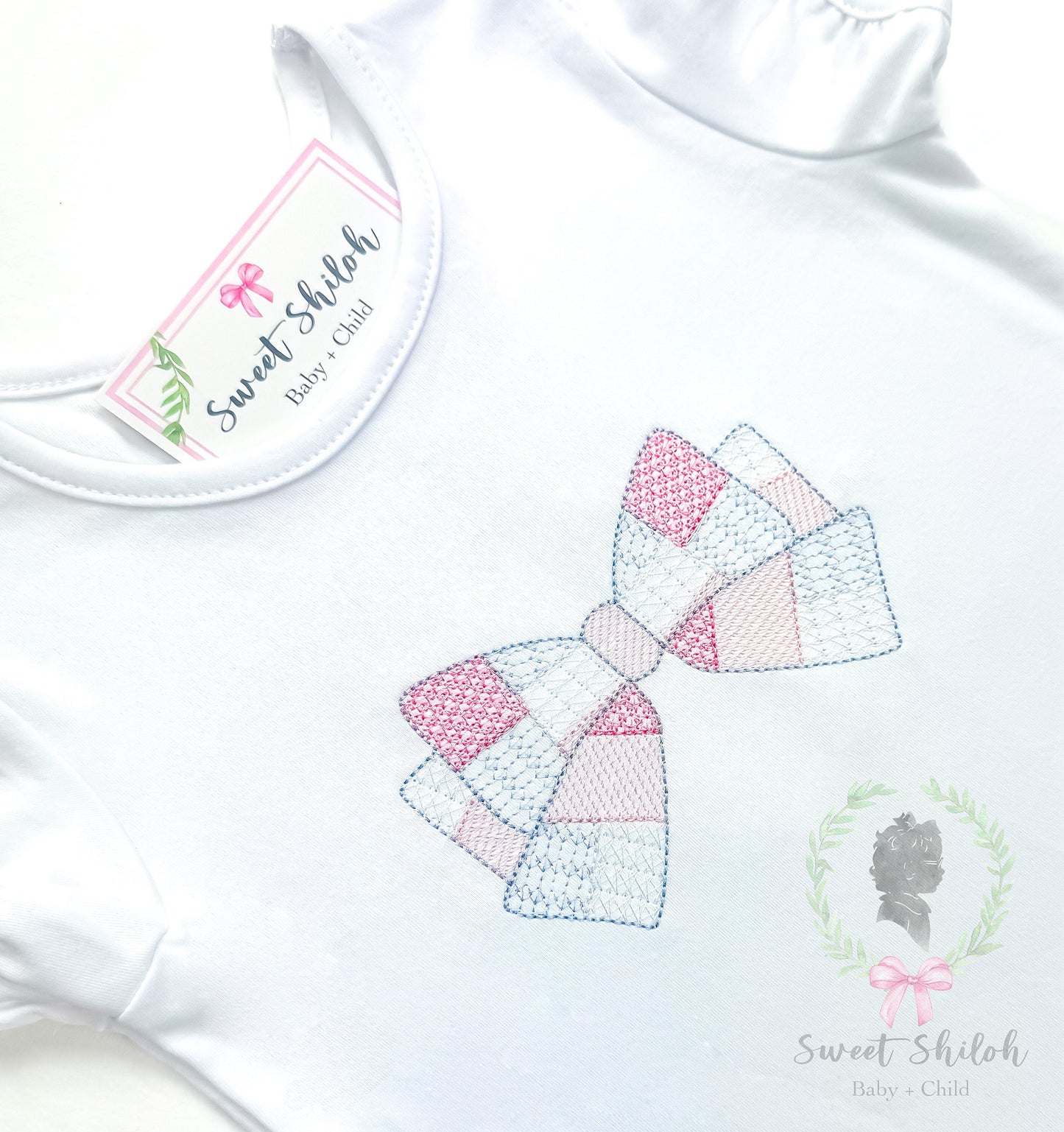 Quilt Bow Motif Sketch