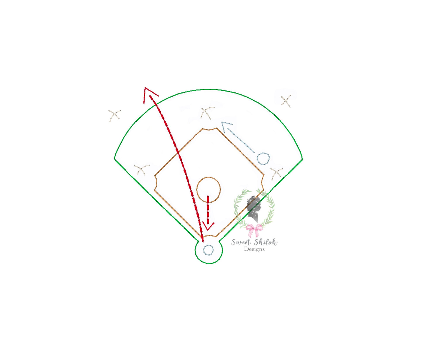 Baseball Play Vintage