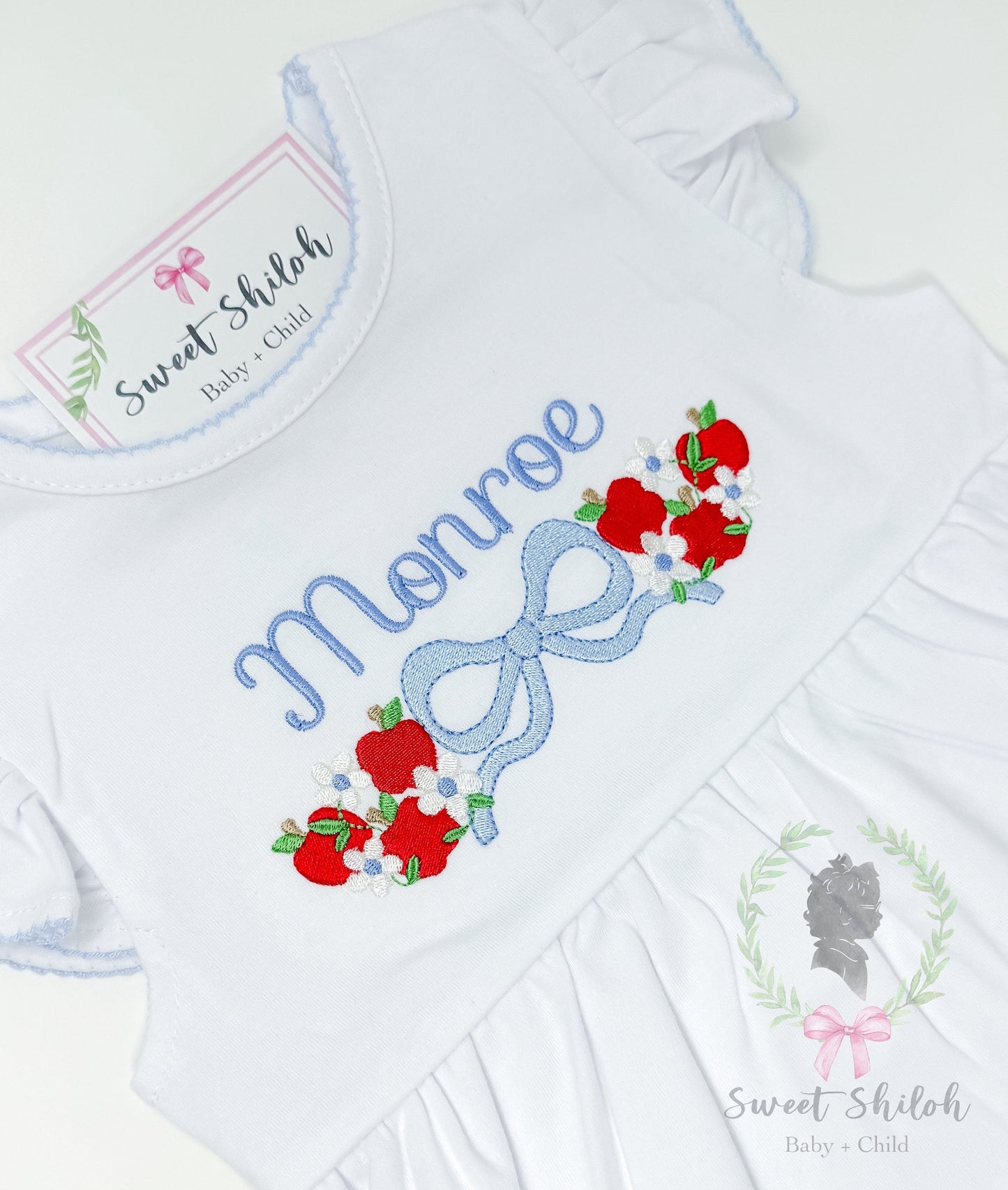 Floral Apple Frame Fill