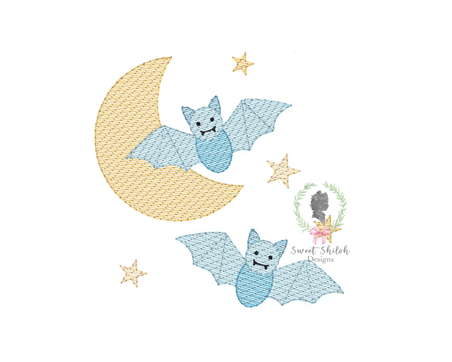 Flying Bats Sketch