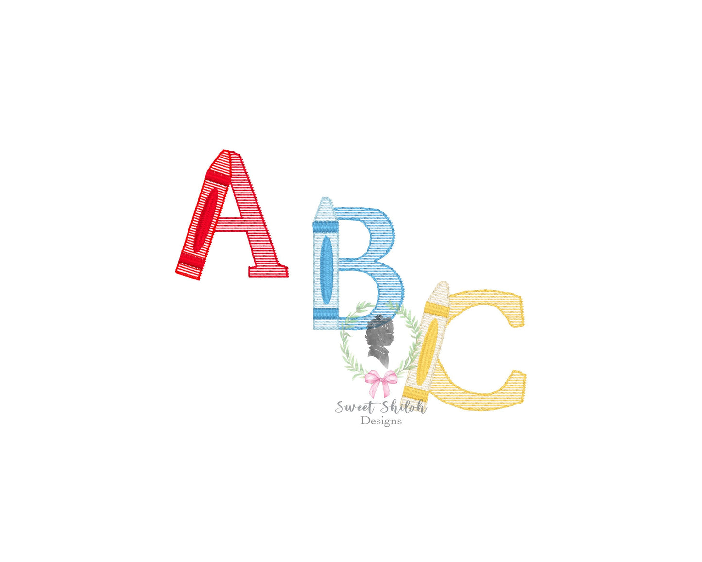 ABC Crayon Sketch