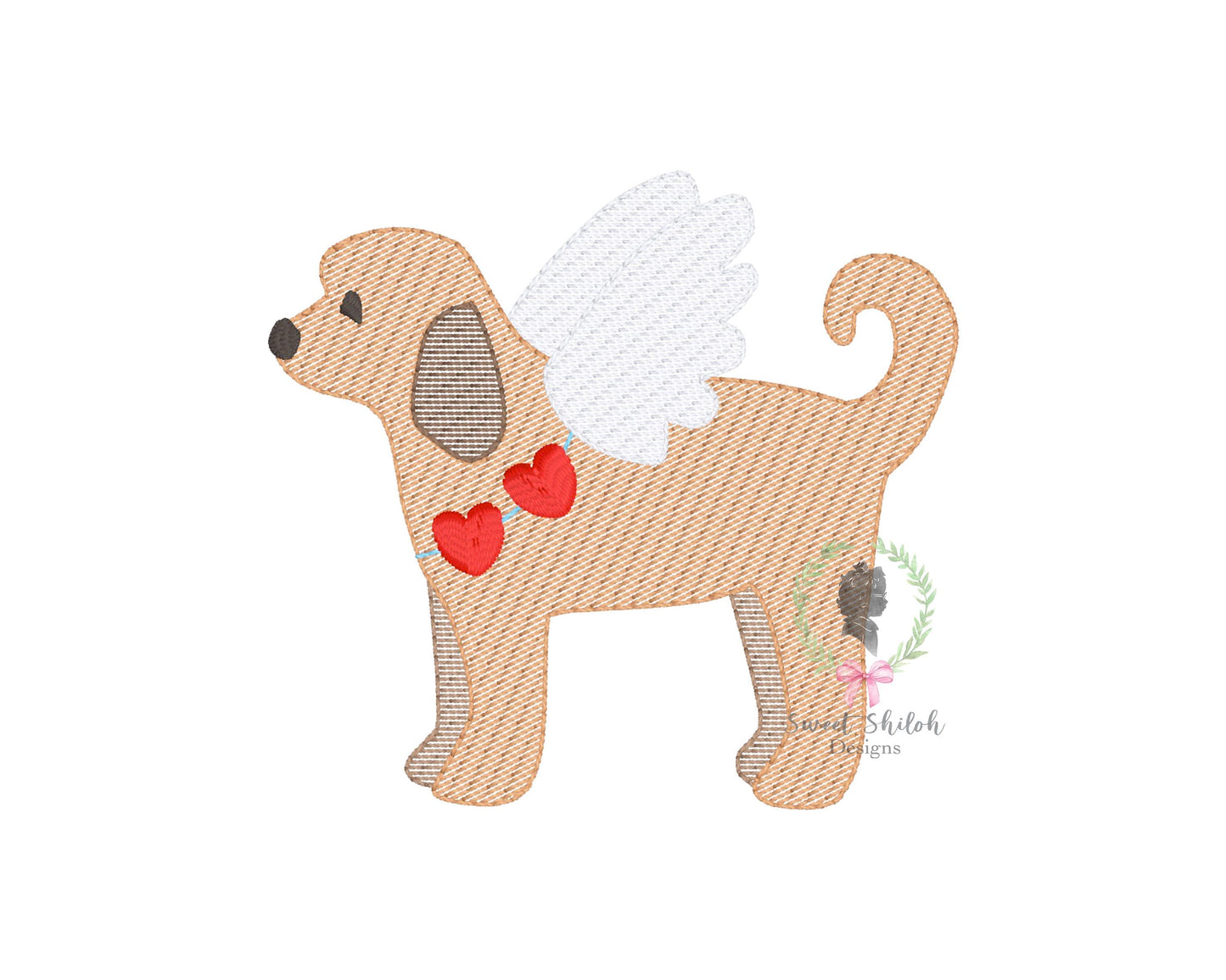 Golden Doodle Cupid Sketch