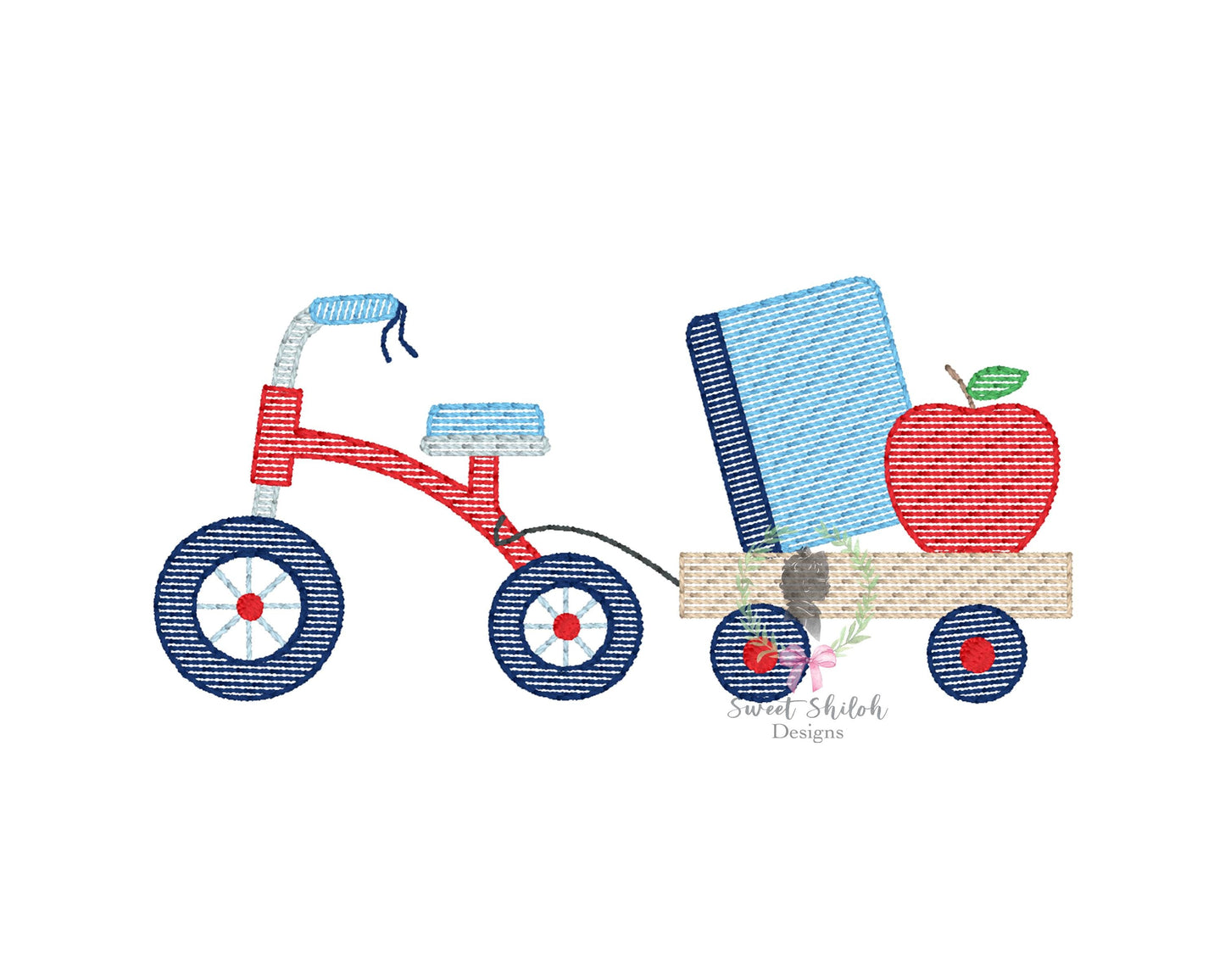 Back to School Tricycle Sketch