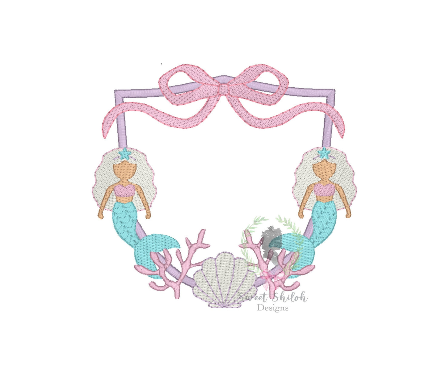 Princess Mermaid Frame Fill