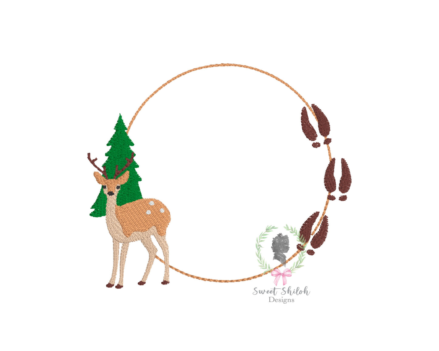 Deer Track Frame Fill