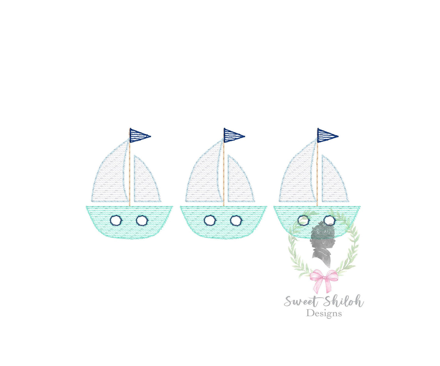 Sailboat Trio Sketch