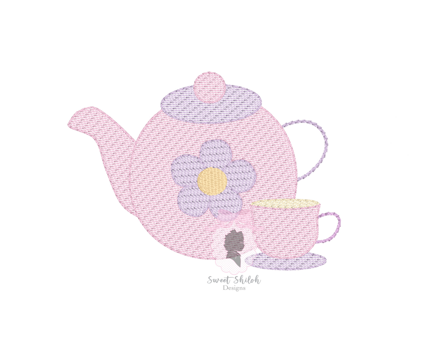 Flower Teapot Sketch