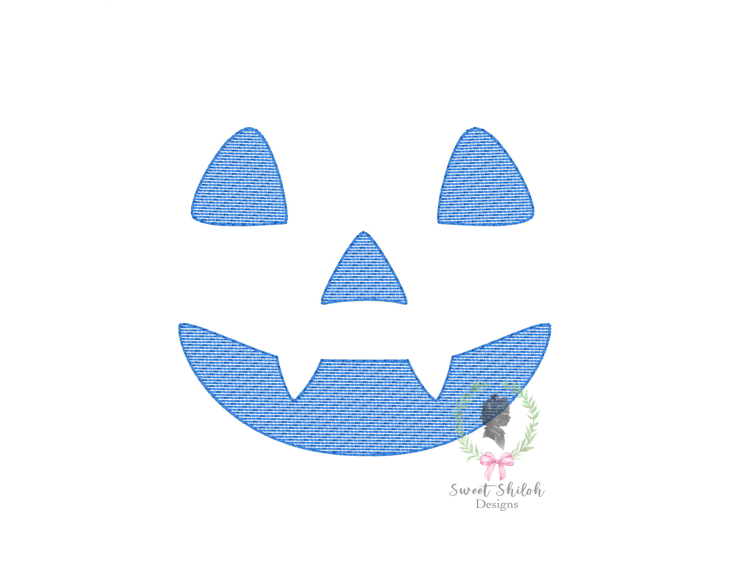Vampire Jack O' Lantern Face Sketch