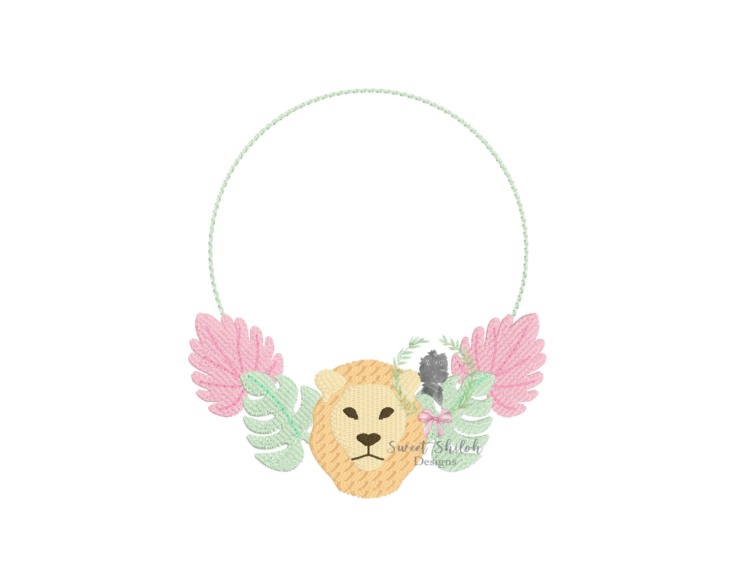 Lion Jungle Frame Fill