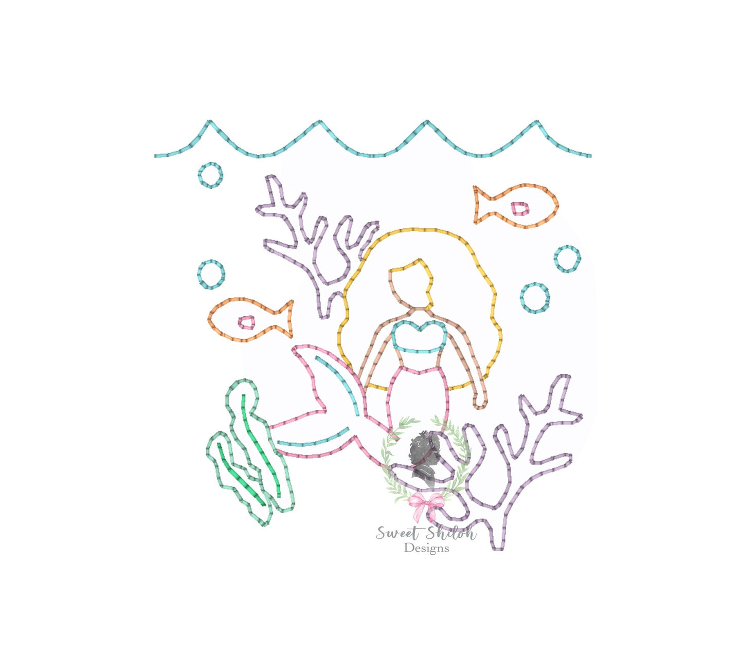 Ocean Mermaid Vintage