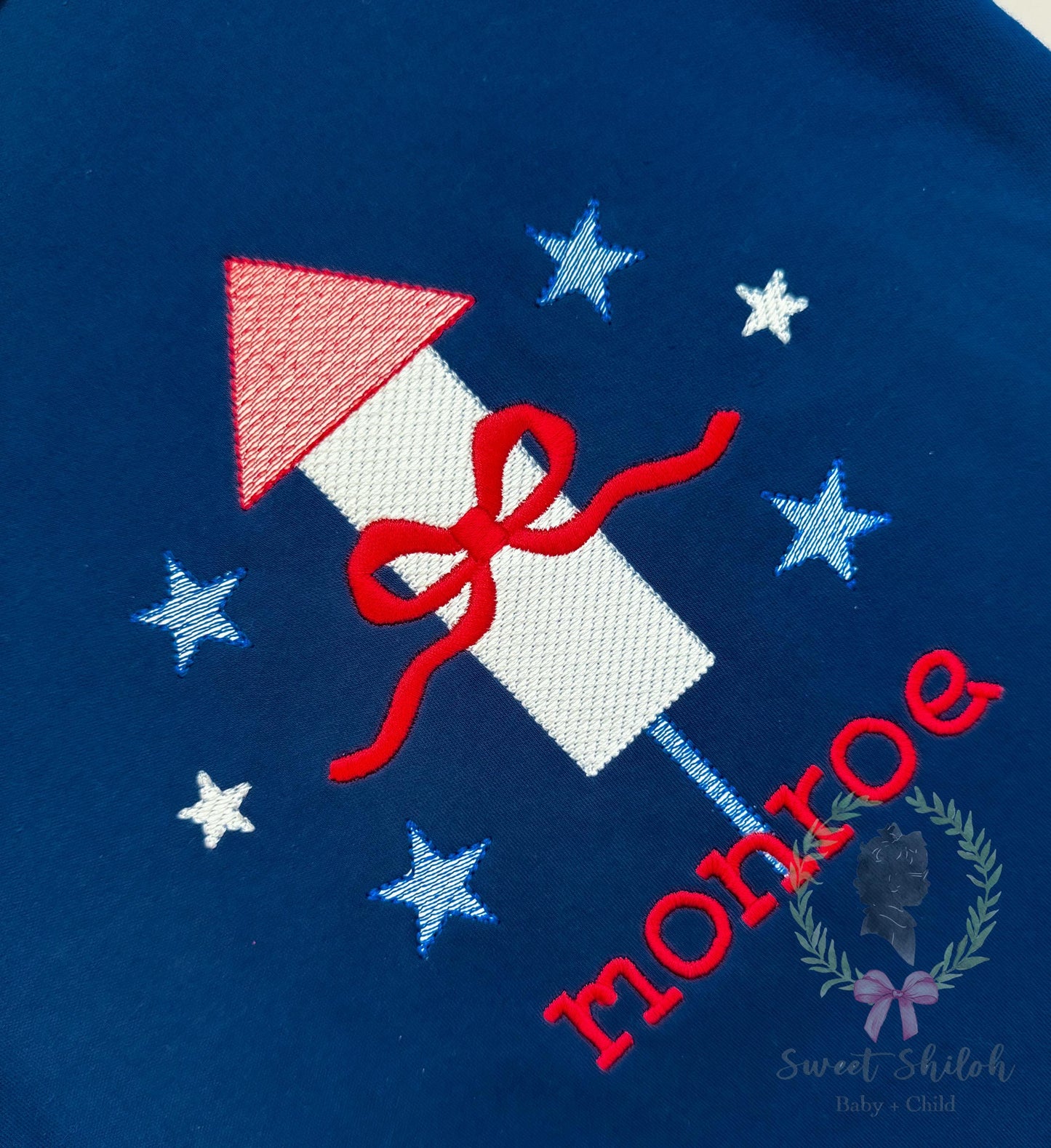 Firework Rocket with Bow Sketch