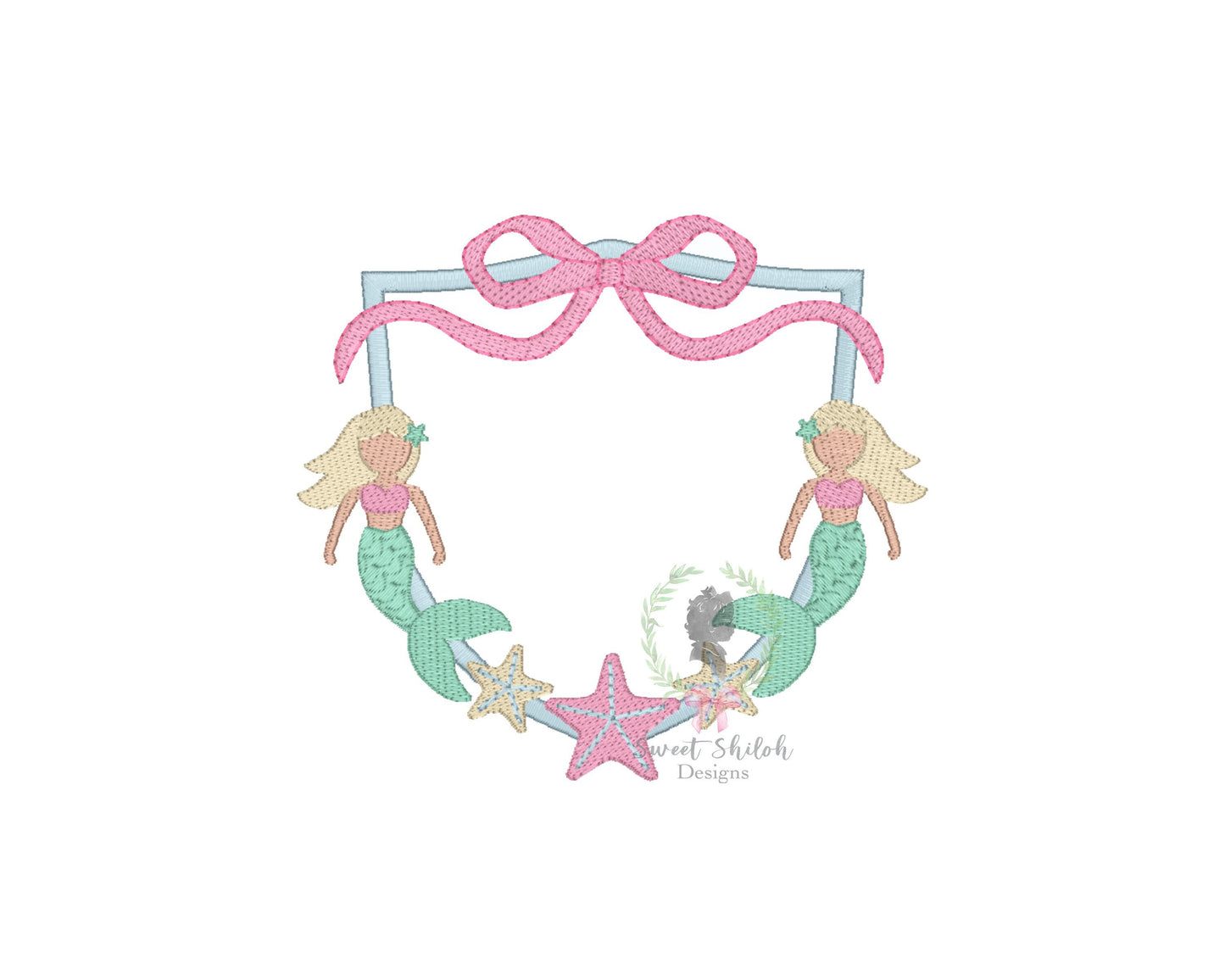 Mermaid Starfish Frame Fill