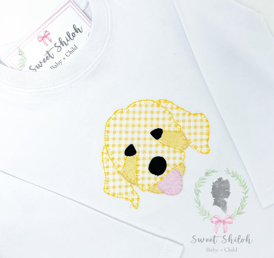 Golden Doodle Blanket Stitch Applique