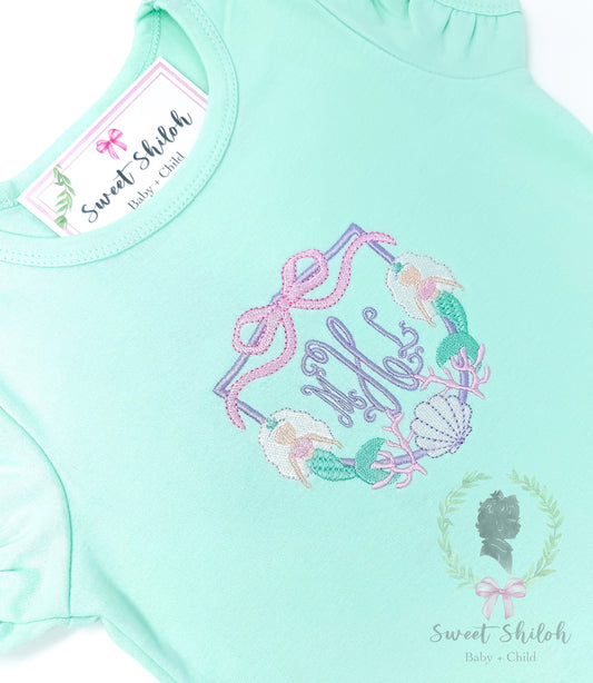 Princess Mermaid Frame Fill