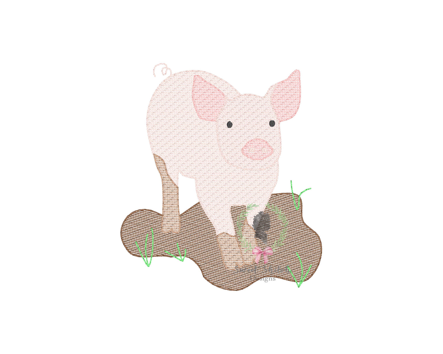 Pig in Mud Sketch