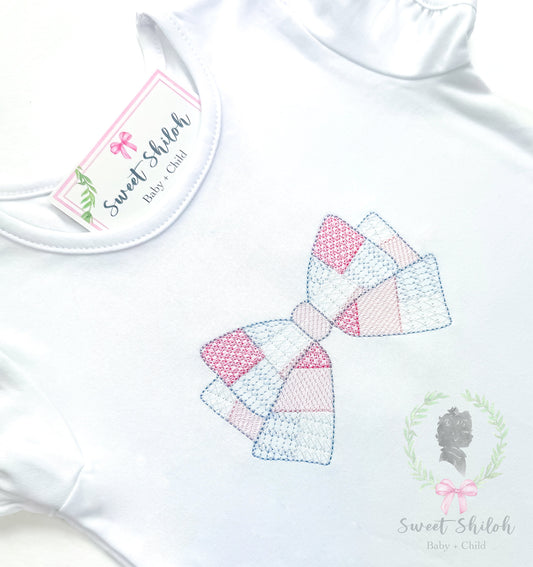 Quilt Bow Motif Sketch
