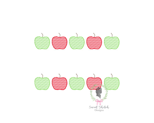 Apple Row Frame Sketch