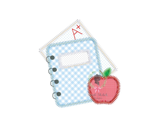 A+ Homework Zigzag Stitch Applique