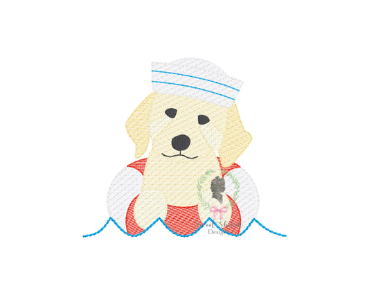 Golden Doodle Pup Sketch