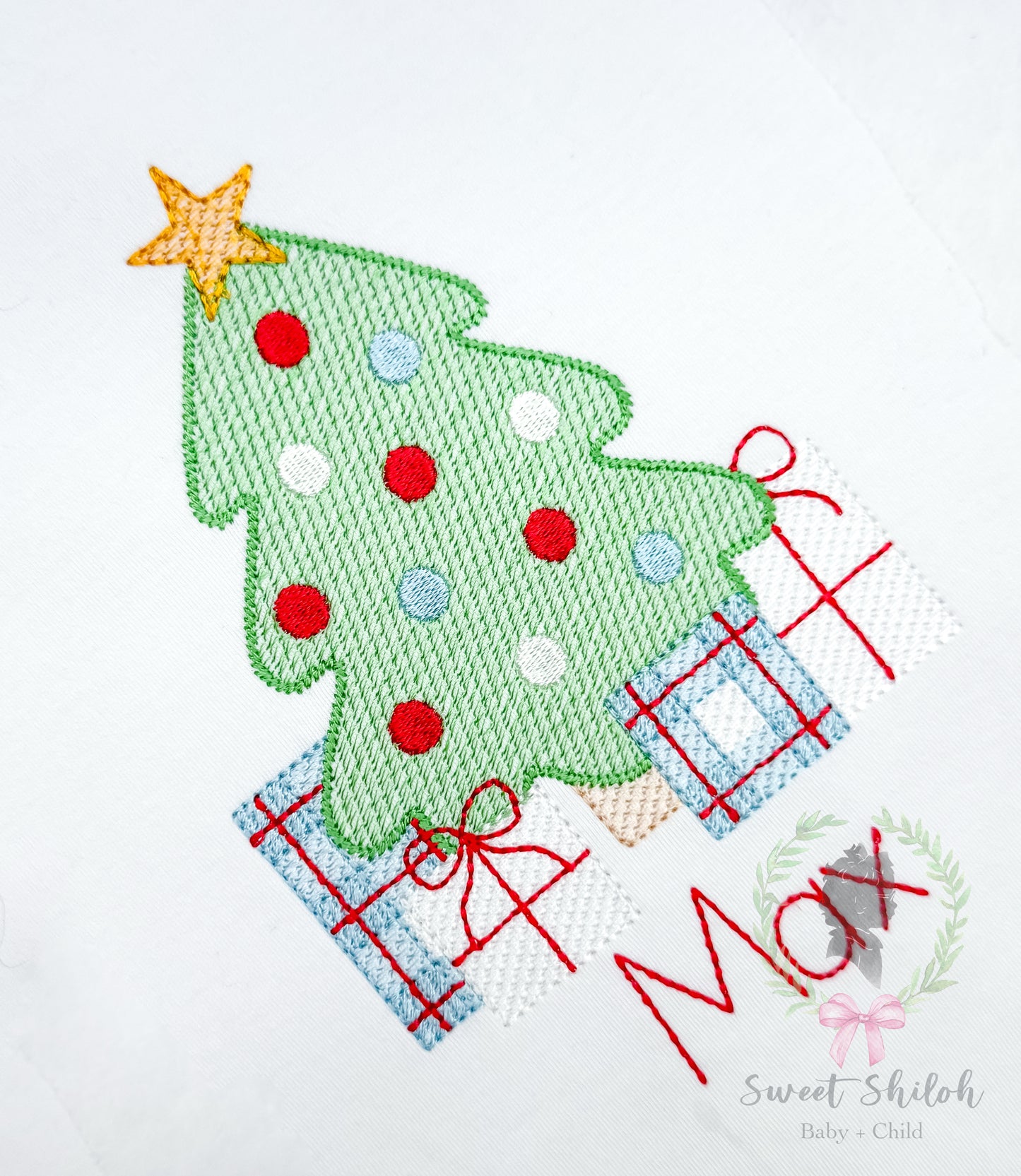 Christmas Star Tree with Gifts Sketch