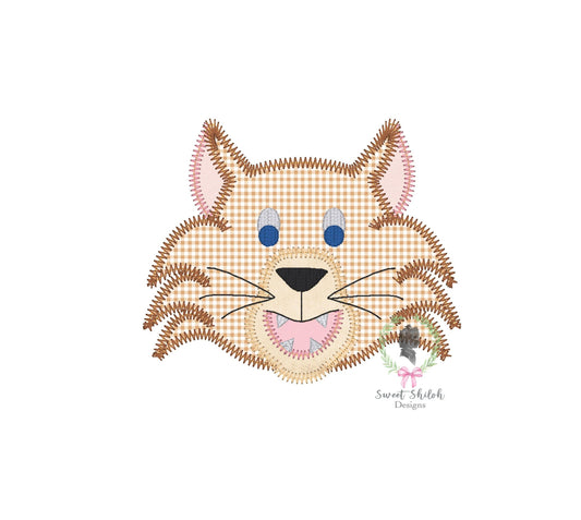 Wildcat Zigzag Stitch Applique