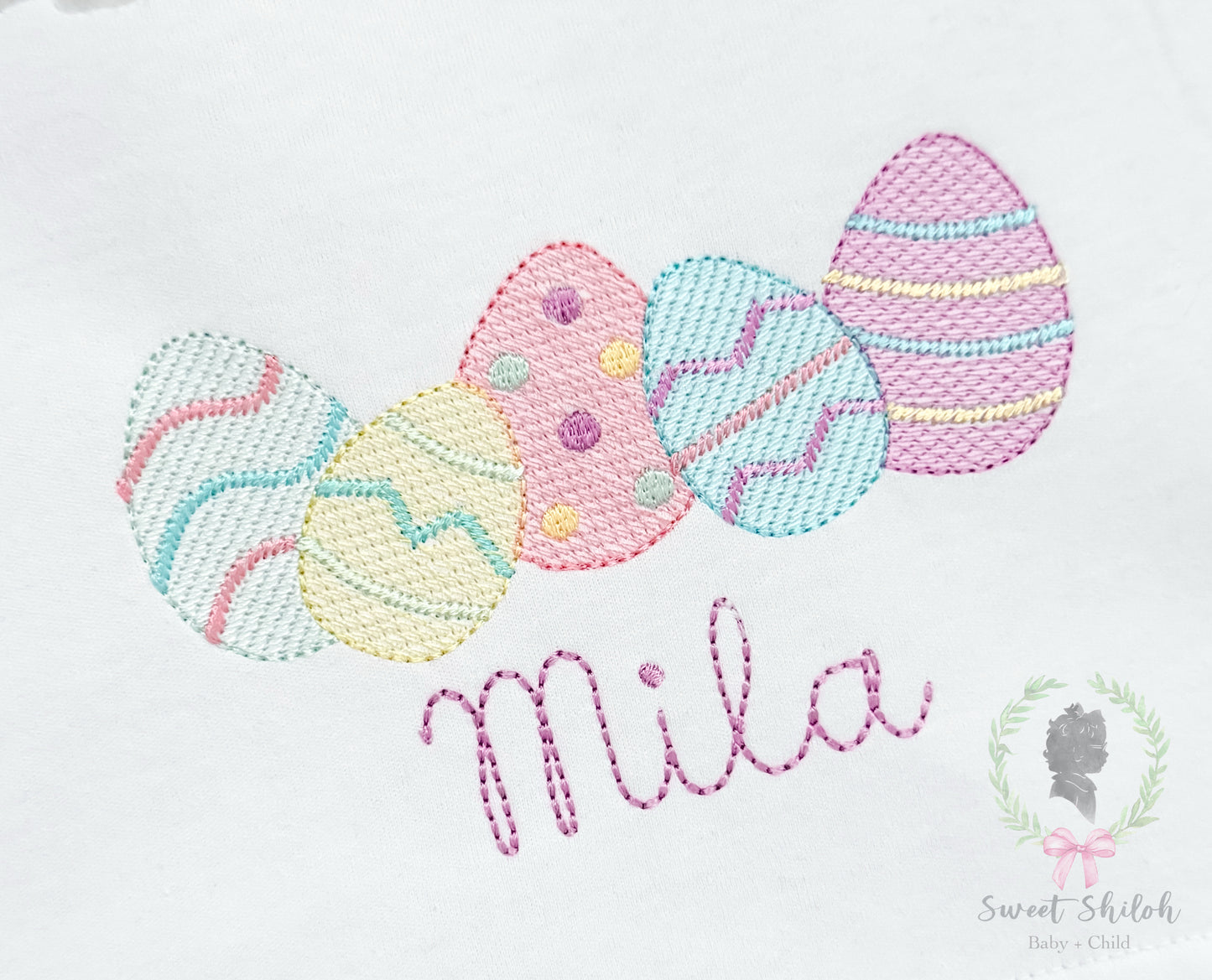 Easter Egg Bunch Sketch