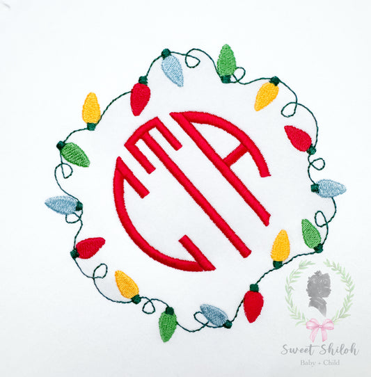 Christmas Lights Frame