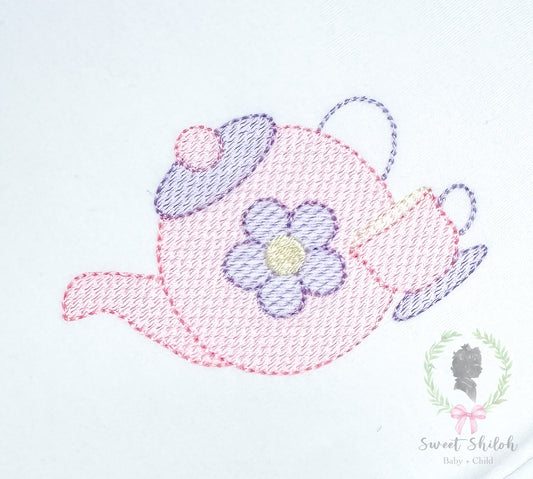 Flower Teapot Sketch