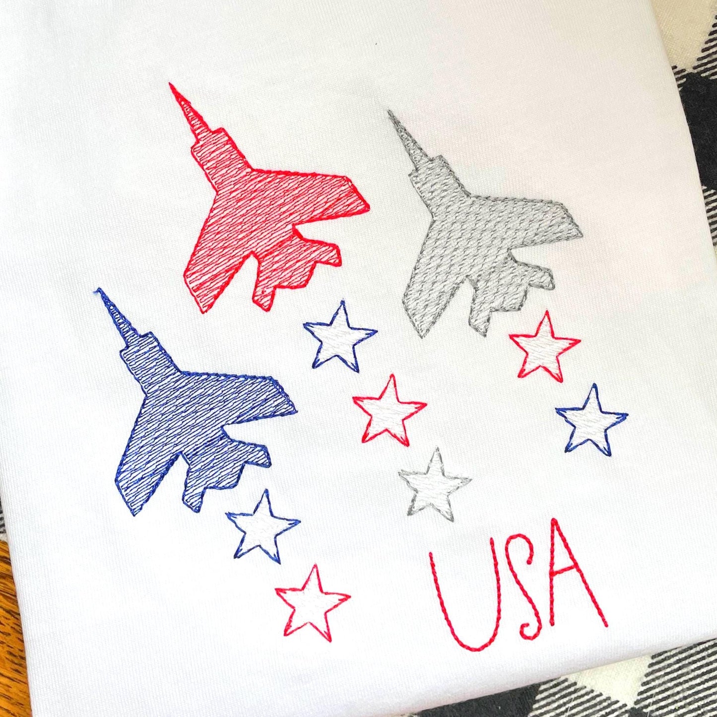 Fighter Jet Trio Sketch