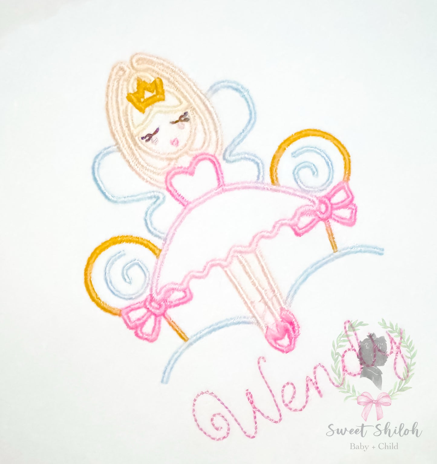 Sugarplum Dancer Satin Outline