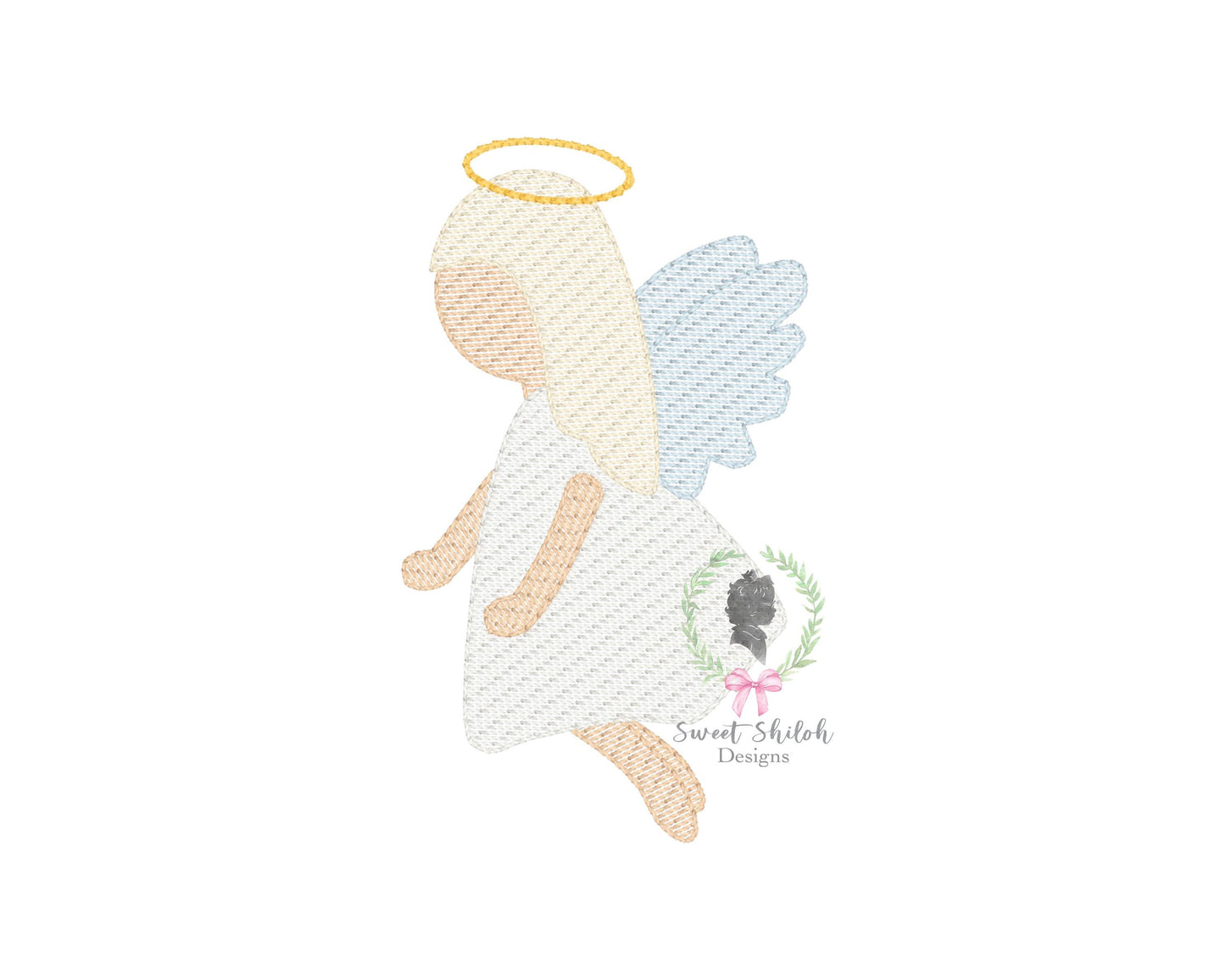 Christmas Girl Angel Sketch