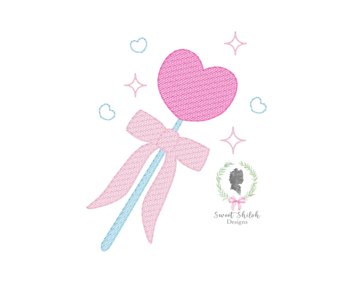 Valentine Heart Wand Sketch