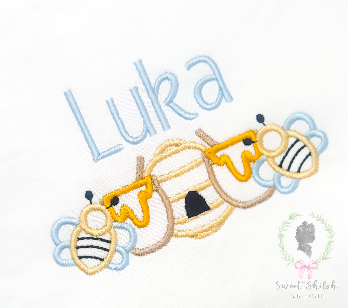 Bee Honey Pot Frame Outline