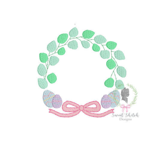Easter Egg Bow Frame Fill