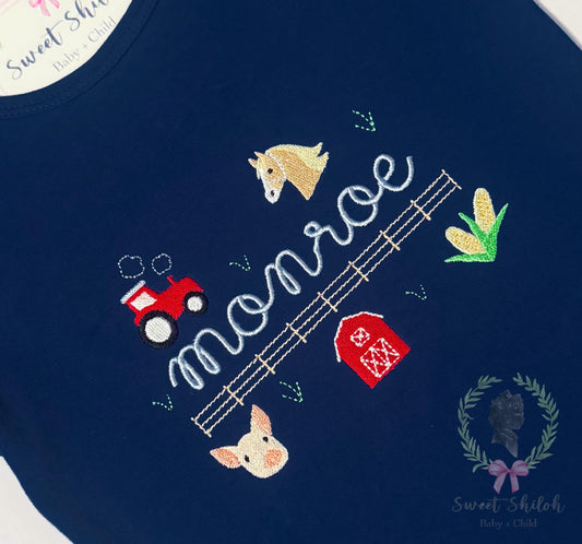 Build Your Own Farm Monogram Set