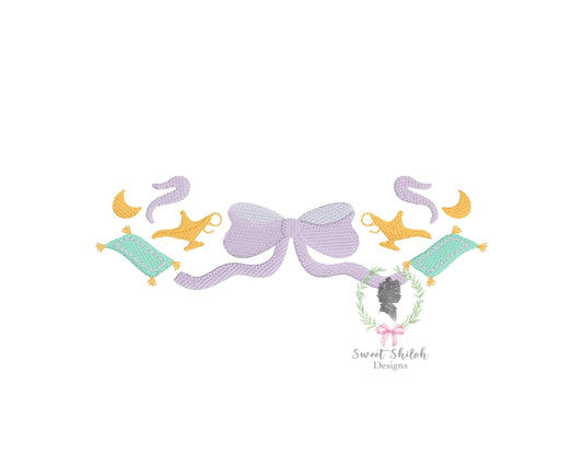 Arabian Princess Bow Frame Fill
