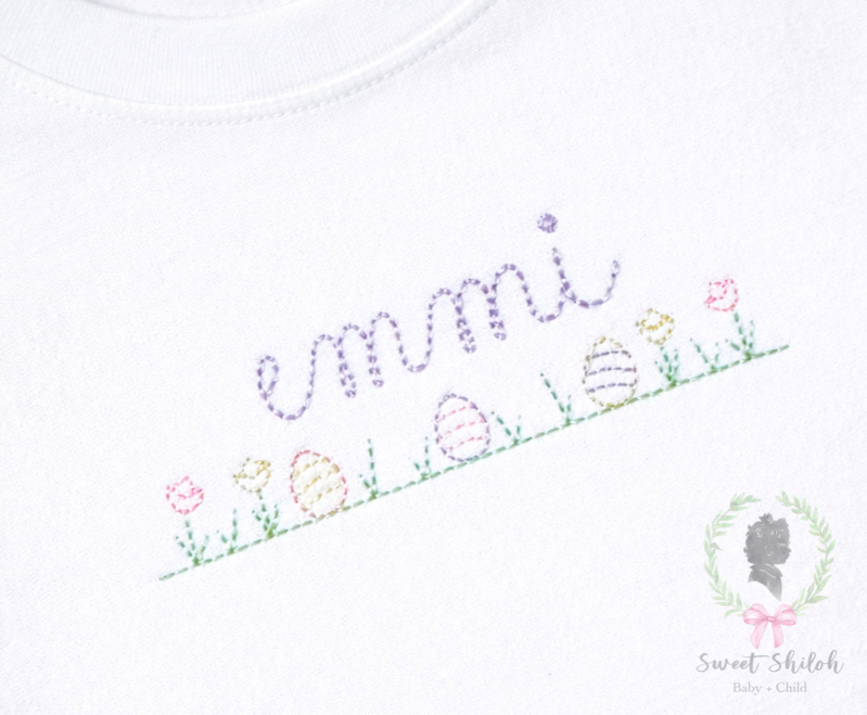 Easter Egg Floral Bean Frame
