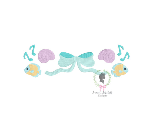 Sea Princess Bow Frame Sketch