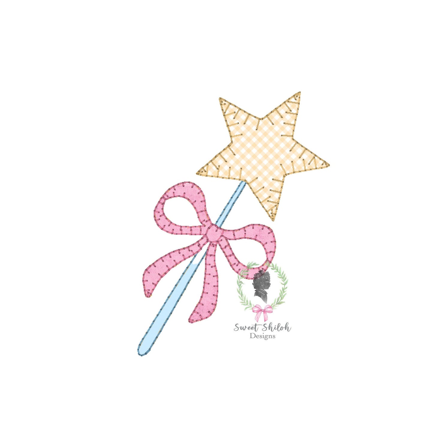 Magic Wand Blanket Stitch Applique