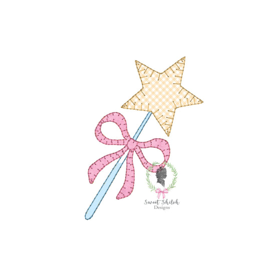 Magic Wand Blanket Stitch Applique