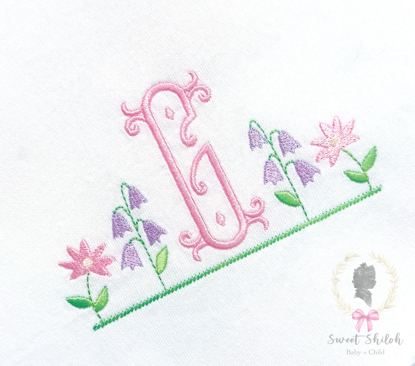 Wildflower Monogram Fill Frame