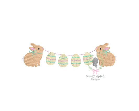 Easter Bunny Rabbit Bunting Fill