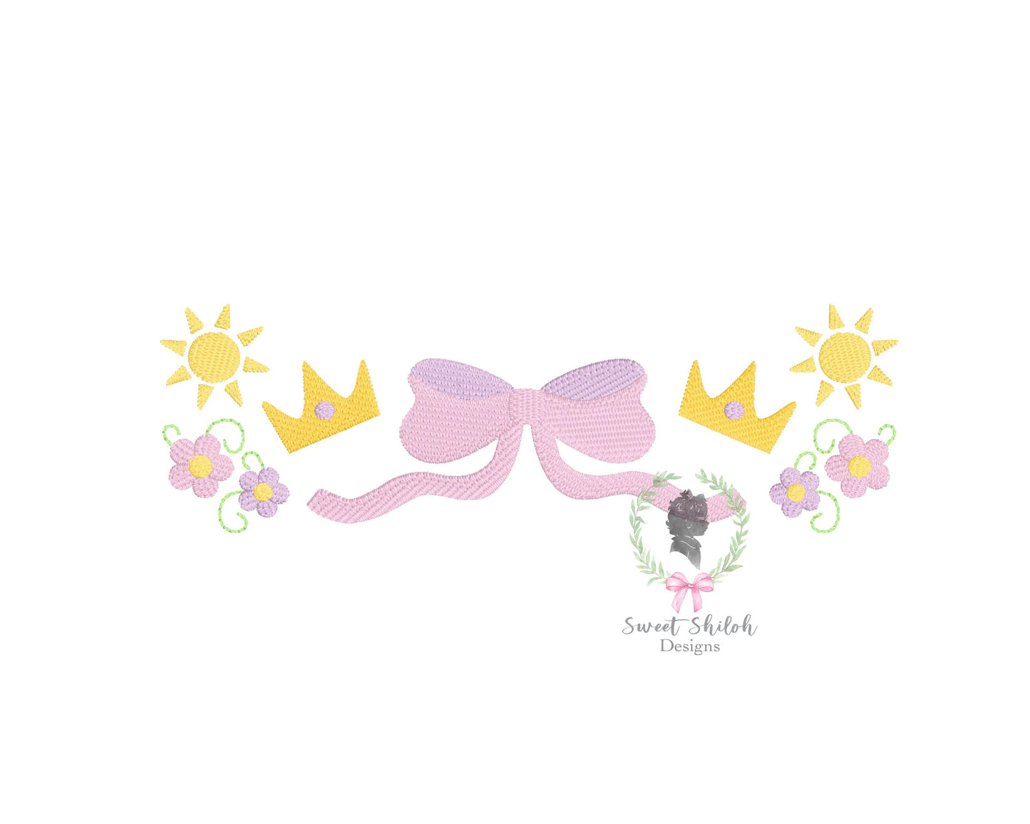 Tower Princess Floral Frame