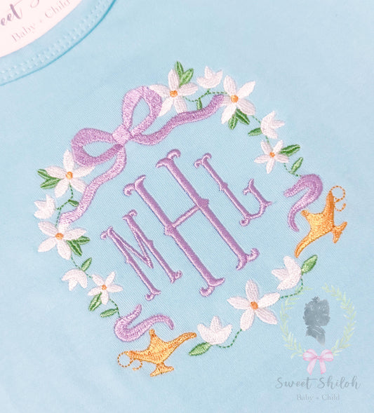 Arabian Princess Floral Frame Fill