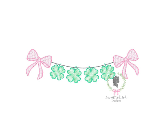 St. Patrick's Day Bunting Sketch