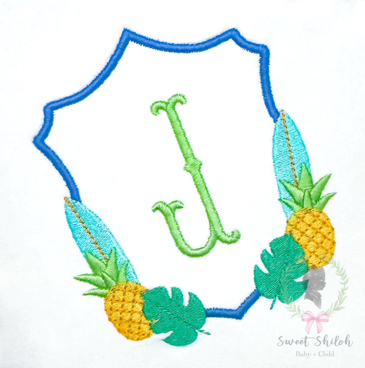 Surfboard Pineapple Palm Frame