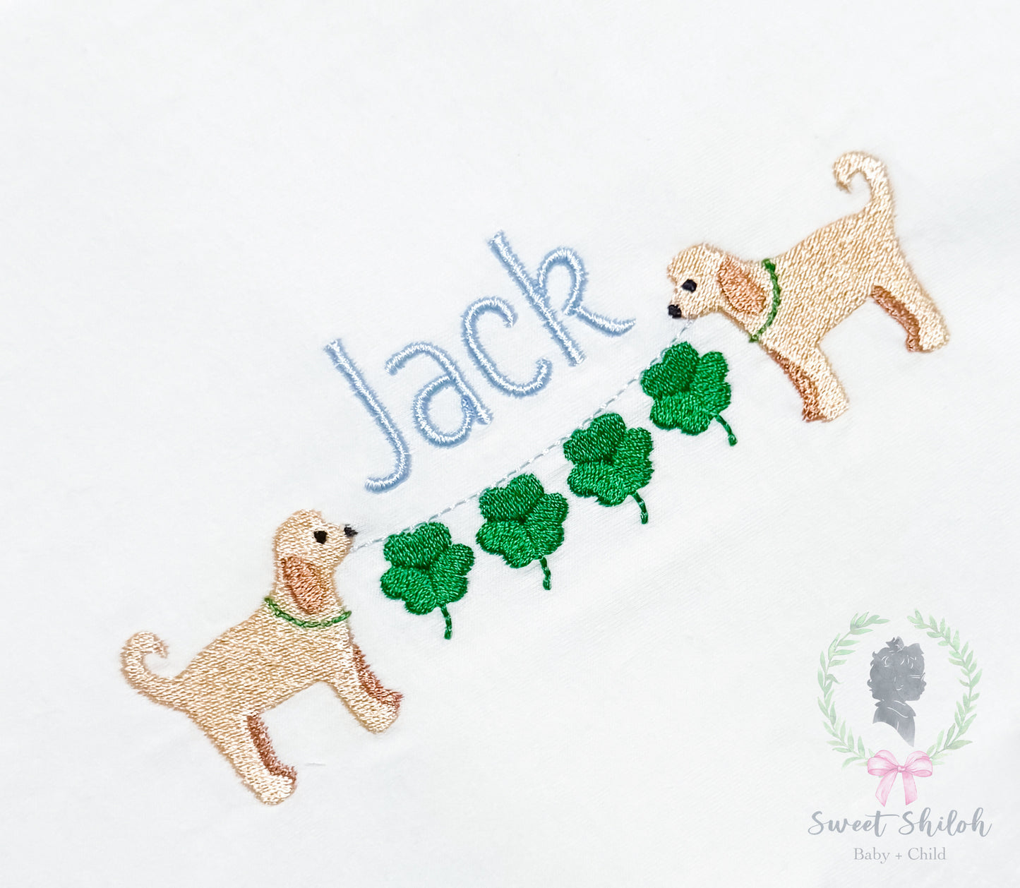 Golden Doodle St. Patrick Bunting Frame Fill